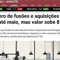 Nmero de fuses e aquisies cai 24% at maio, mas valor sobe 81%